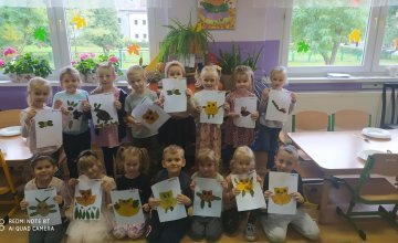 Jesienne zwierzaki w grupie 5 latków